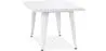 Vierkante Kindertafel - Industrieel - Metaal - 60cm - Stylix image 9