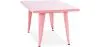 Vierkante Kindertafel - Industrieel - Metaal - 60cm - Stylix image 9