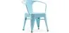 Kinderstoel met armleuningen - Kinderstoel Industrieel Ontwerp - Staal - Stylix image 9