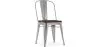 Eetkamerstoel - Industrieel ontwerp - Hout en staal - Stylix image 9