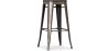 Barkruk - Industrieel Ontwerp - Hout & Metaal - 76cm - Stylix image 9