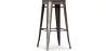 Barkruk - Industrieel Ontwerp - Hout & Metaal - 76cm - Stylix image 9