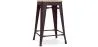 Barkruk industrieel ontwerp - hout & staal - 61cm - Stylix image 9