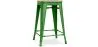 Barkruk industrieel ontwerp - hout & staal - 61cm - Stylix image 9