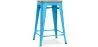 Barkruk industrieel ontwerp - hout & staal - 61cm - Stylix image 9
