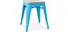 Industriële Design Kruk - Hout & Metaal - 45cm - Stylix image 9