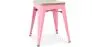 Industriële Design Kruk - Hout & Metaal - 45cm - Stylix image 9