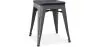 Industrieel Design Krukje - Hout & Staal - 46cm - Stylix image 9
