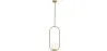 Globe Plafondlamp - Gouden Hanglamp - Robijn image 9