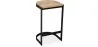 Barkruk industrieel ontwerp - hout & metaal - 60cm - Lia image 9