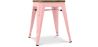 Industriële Design Kruk - Hout & Staal - 45 cm - Stylix image 9