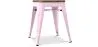 Industriële Design Kruk - Hout & Staal - 45 cm - Stylix image 9
