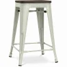 Barkruk - Industrieel Ontwerp - Hout & Staal - 60cm - Stylix image 9