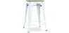 Barkruk industrieel ontwerp - hout & staal - 61cm - Stylix image 9