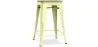 Barkruk industrieel ontwerp - hout & staal - 61cm - Stylix image 9