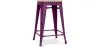 Barkruk industrieel ontwerp - hout & staal - 61cm - Stylix image 9