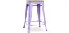 Barkruk industrieel ontwerp - hout & staal - 61cm - Stylix image 9