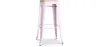 Barkruk - Industrieel Ontwerp - Staal & Hout - 76cm - Stylix image 9