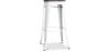 Industriële Design Barkruk - Hout & Staal - 76cm - Stylix image 9
