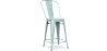 Barkruk met rugleuning - Industrieel ontwerp - 60cm - Stylix image 9