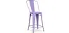 Barkruk met rugleuning - Industrieel ontwerp - 60cm - Stylix image 9