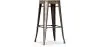 Industriële Ontwerp Barkruk - Hout & Staal - 76cm - Stylix image 9