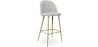 Met stof beklede kruk - Scandinavisch design - 76cm - Evelyne image 9