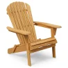 Houten buitenstoel met armleuningen - Adirondack tuinstoel - Adirondack image 9