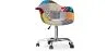 Bureaustoel met armleuningen - Bureaustoel met wielen - Gestoffeerd in patchwork - Patty image 9