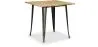 Vierkante Eettafel - Industrieel Ontwerp - Industrieel Ontwerp - Hout en Metaal - Stylix image 9