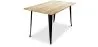 Rechthoekige eettafel - Industrieel ontwerp - Hout - Troy image 9