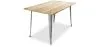 Rechthoekige eettafel - Industrieel ontwerp - Hout - Troy image 9