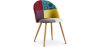 Eetkamerstoel - bekleed met patchwork - Scandinavische stijl - Ray image 9