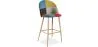 Patchwork beklede kruk - Scandinavische stijl - Evelyne image 9