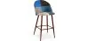 Patchwork kruk met bekleding - Scandinavische stijl - Pixi image 9
