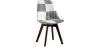 Eetkamerstoel - bekleed met zwart-wit patchwork - nieuwe editie - Sam image 9