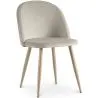 Eetkamerstoel - Fluweel bekleed - Scandinavische stijl - Evelyne image 9