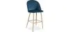 Met fluweel beklede kruk - Scandinavisch design - Evelyne image 9