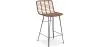 Rieten barkruk met rugleuning - Boho Bali Design - 75cm - Catori image 9