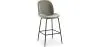 Kruk met rugleuning - Fluweel Bekleed - Retro Design - Elias image 9
