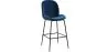 Kruk met rugleuning - Fluweel Bekleed - Retro Design - Elias image 9