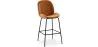 Kruk met rugleuning - Fluweel Bekleed - Retro Design - Elias image 9