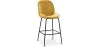 Kruk met rugleuning - Fluweel Bekleed - Retro Design - Elias image 9