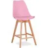 Kruk in Scandinavische stijl - Houten poten - Denisse image 9