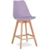 Kruk in Scandinavische stijl - Houten poten - Denisse image 9