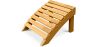 Houten voetenbankje voor tuinstoel - Alana image 9