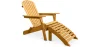 Ligstoel met Voetsteun - Houten Tuinstoel - Adirondack image 9