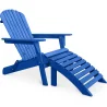 Ligstoel met Voetsteun - Houten Tuinstoel - Adirondack image 9