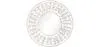 Wandspiegel - Rond Design Boho Bali Wit (60 cm) - Lenai image 9