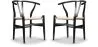 Set van 2 houten eetkamerstoelen - Scandinavische stijl - Wish image 9
